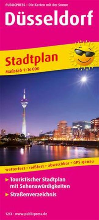 Actual product image PublicPress.1213 City map of Düsseldorf
