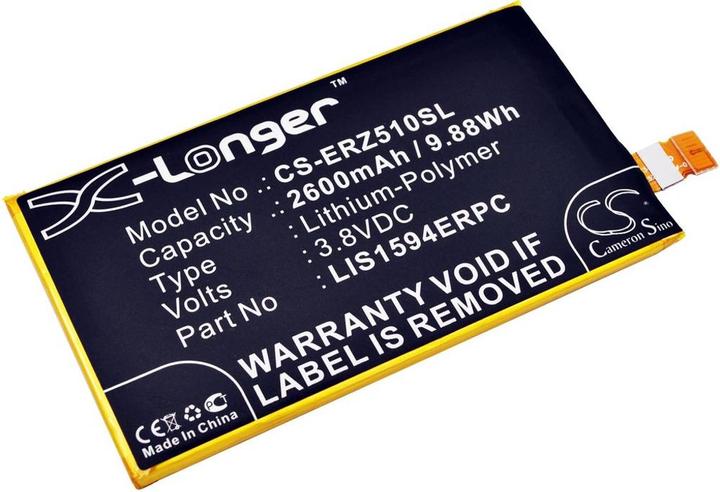 Actual product image NoName Sony Z5 compact Battery 2600mAh