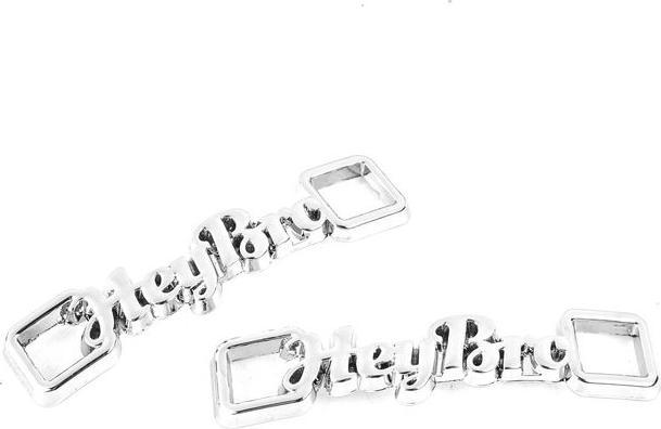 Produktbild LaceGodZ 1 Paar "Hey Bro" Schnürsenkel Clips (3.76 cm)