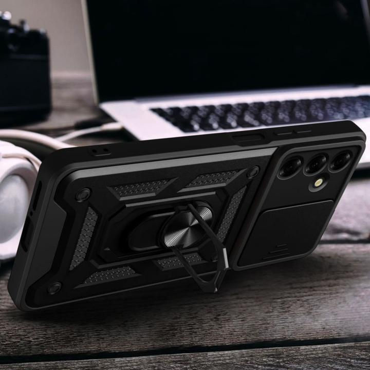 Actual product image Tech-Protect Camshield Pro Case for Samsung Galaxy M35 5G - Black (Samsung Galaxy A35)
