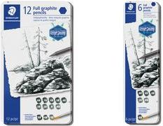 Immagine prodotto Staedtler Matite di grafite solida 100G Mars Lumograph in grafite pura (2 mm, 2B, 3B, 4B, 5B, 6B, 7B, 8B, 12 x)