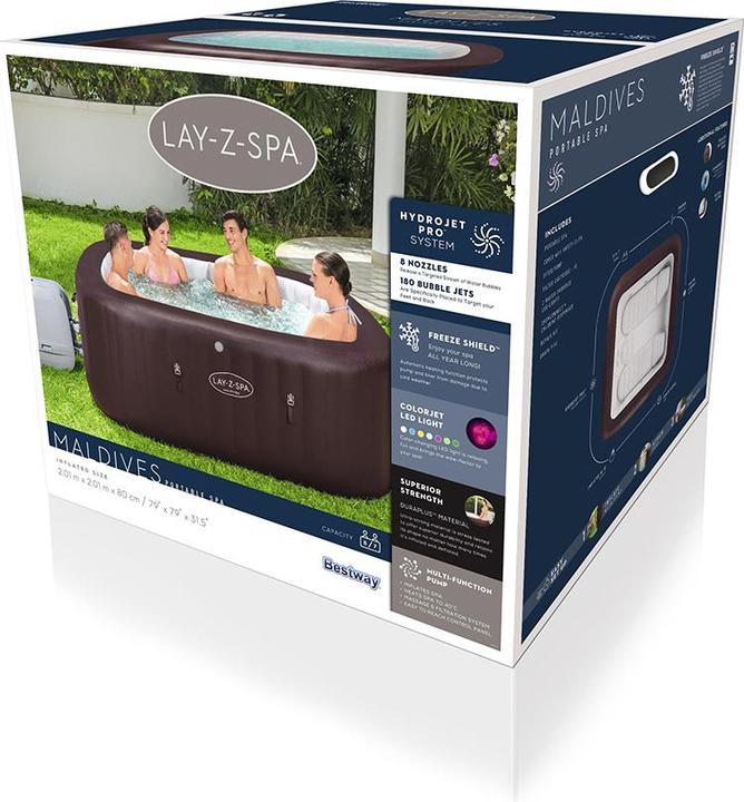 Produktbild Bestway Lay-Z-Spa Maldives HydroJet Pro (7 Pers.)
