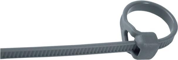 Produktbild HellermannTyton Kabelbinder mit 90° abgewinkeltem Kopf natur 150 mm x 3.3 mm, 118-00089 (Kunststoffkabelbinder, 150 mm, 100 Stk.)