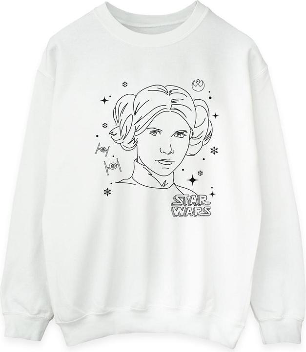 Produktbild Star Wars Episode IV: A New Hope Leia Christmas Sketch Sweatshirt (M)