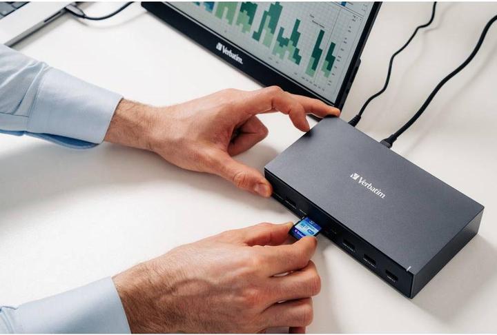 Produktbild Verbatim USB-C Pro Docking Station 17 Port CDS-17 (USB-C, 17 Ports)