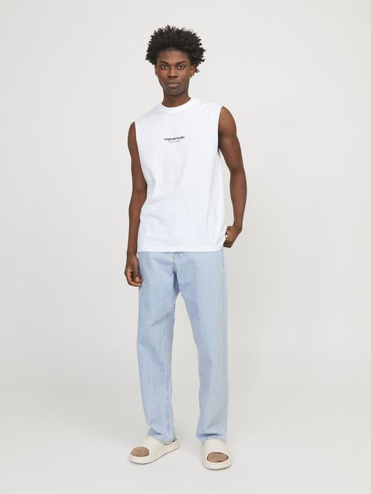 Actual product image Jack & Jones Printed round neck tank top Tank top (S)
