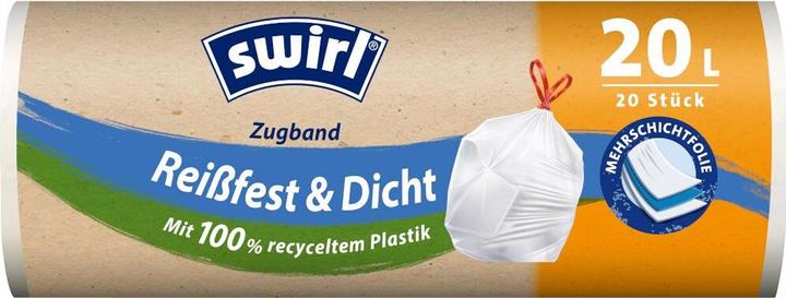 Actual product image Swirl SWI bin liner 20l with drawstring 15pcs (15 x, 20 l)