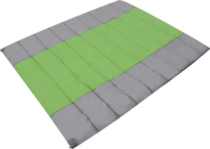 Actual product image Nils Camp NC2011 GREY-Žalias DOUBLE SLEEVE BAG (190 cm)