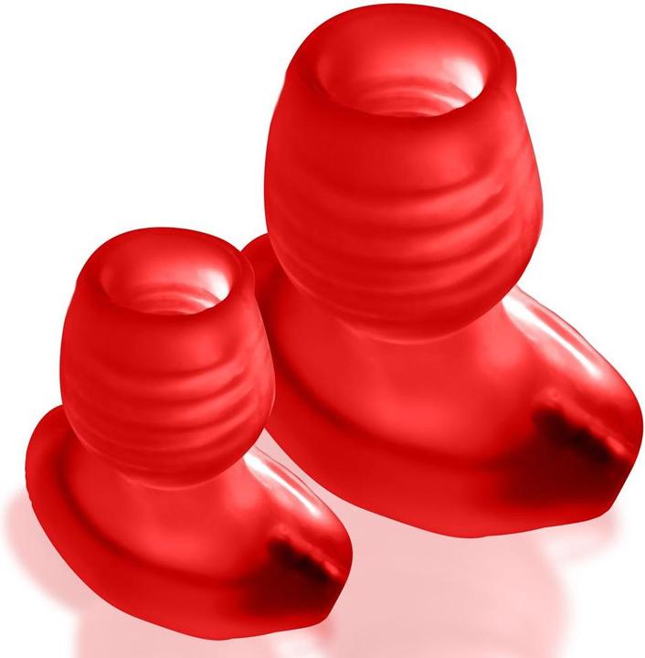Produktbild Oxballs Glowhole-1 Hollow Buttplug with Led Insert Red Morph Small