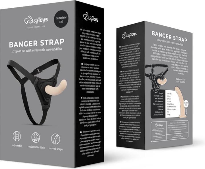 Image du produit Fetish Collection Gode ceinture - Courbé