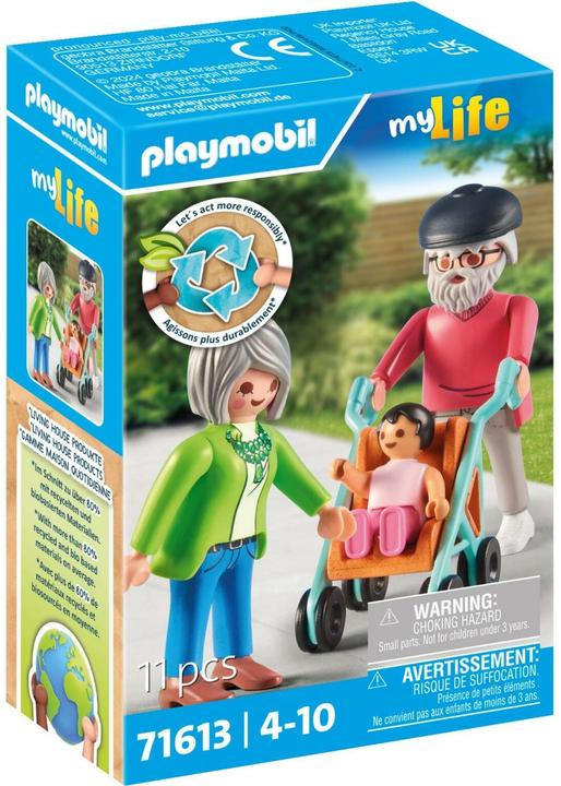 Actual product image Playmobil Grandparents with baby (71613, Playmobil My Life)