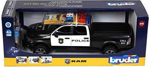 Actual product image Bruder Police Pickup with policeman