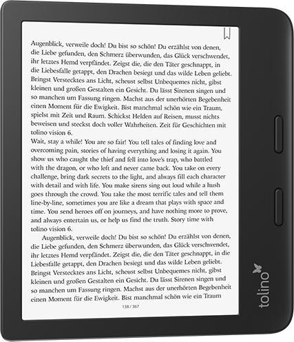 Productafbeelding tolino visie 6 (7", 16 GB, Black)