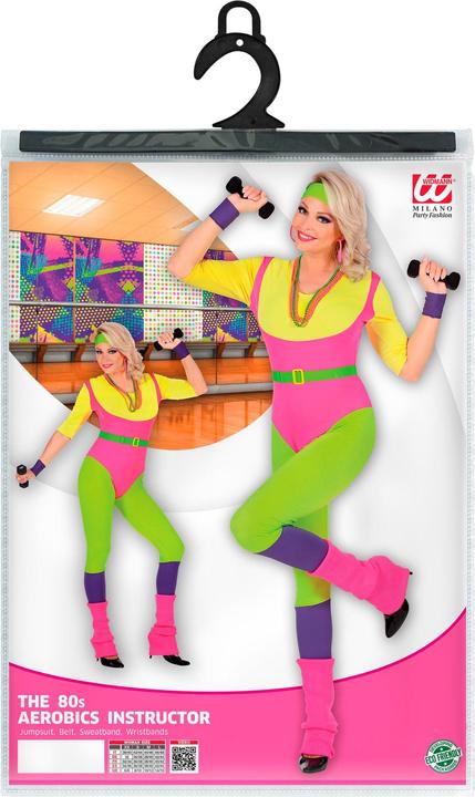 Actual product image Widmann Tracksuit 80s Aerobics (XS)