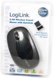 Actual product image LogiLink Mouse Optical Wireless 2.4 GHz Mini with Autolink (Wireless)