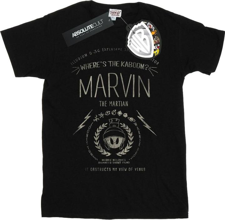 Immagine prodotto Looney Tunes Marvin The Martian Where's The Kaboom Maglietta Ampia Donna (L)