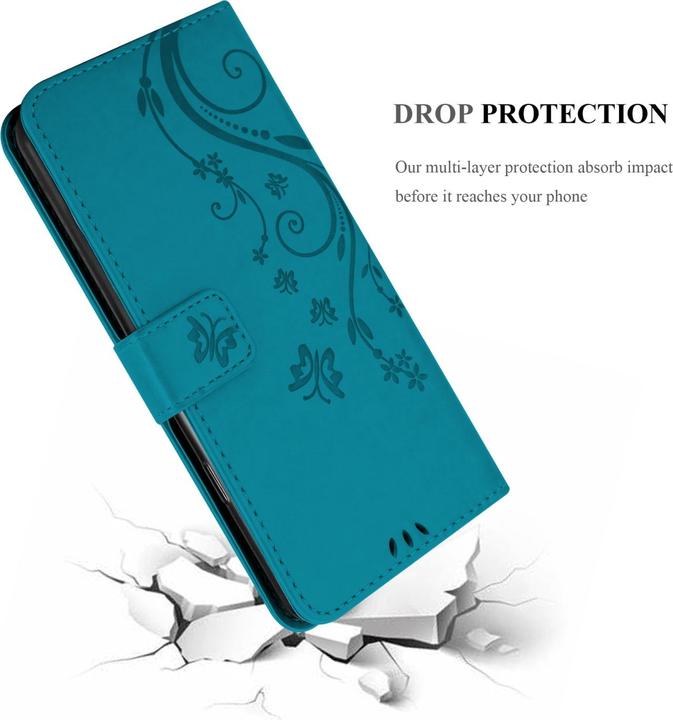 Immagine prodotto Cadorabo Copertina del libro a fiori (Motorola E30, Motorola Moto E20, Motorola Moto E40)