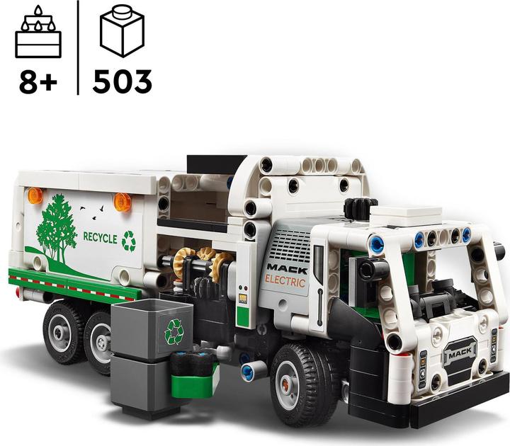 Produktbild LEGO Mack LR Electric Müllwagen (42167, LEGO Technic)