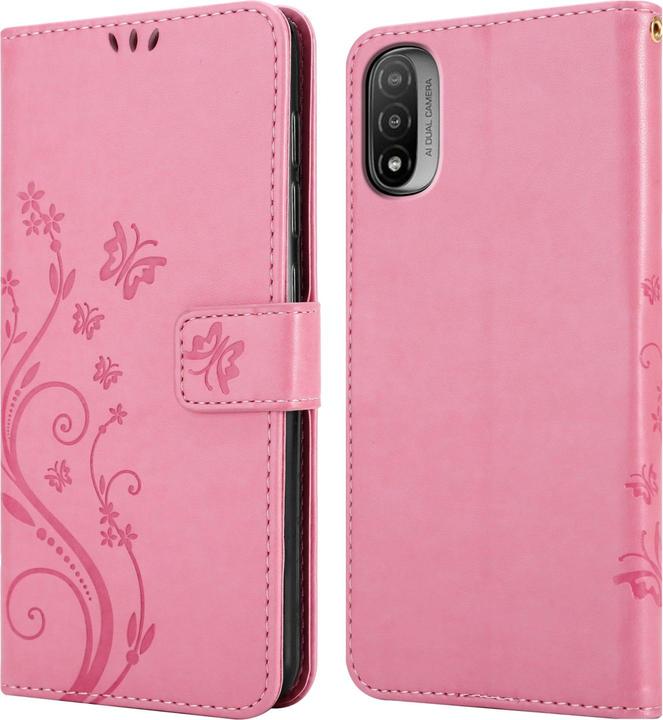 Produktbild Cadorabo Flower Book Hülle (Motorola E30, Motorola Moto E20, Motorola Moto E40)