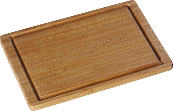 WMF Bambou nature Planche à découper moyenne avec rainure à jus - protège les lames