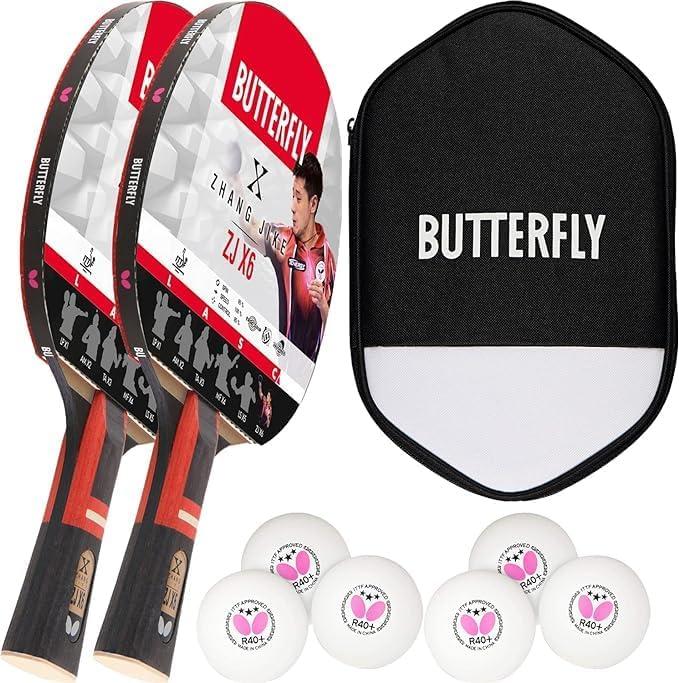 Actual product image Butterfly ZJX6 Zhang Jike Tischtennisschläger Set