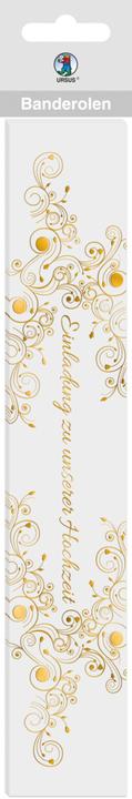 Produktbild Ursus Transparentpapier Banderole gold