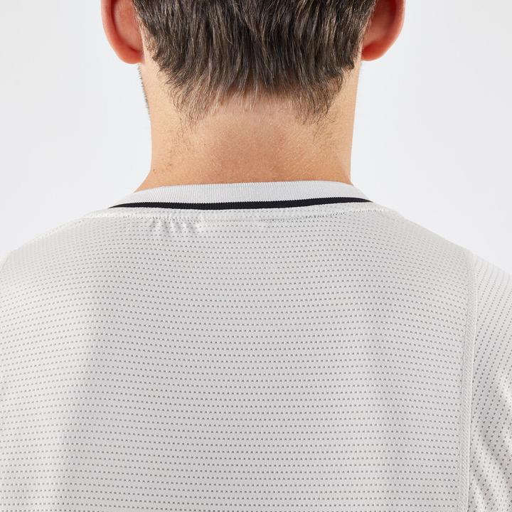 Actual product image Kuikma Men's tennis T-shirt - DRY Gaël Monfils beige (XXL)