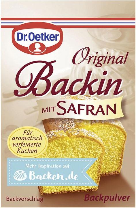 Immagine prodotto Dr. Oetker Polvere da forno Backin con zafferano (48.90 g)