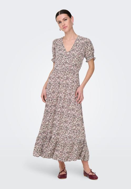 Actual product image Only Regular fit Round neck Elasticated cuffs Long dress Dress (S)