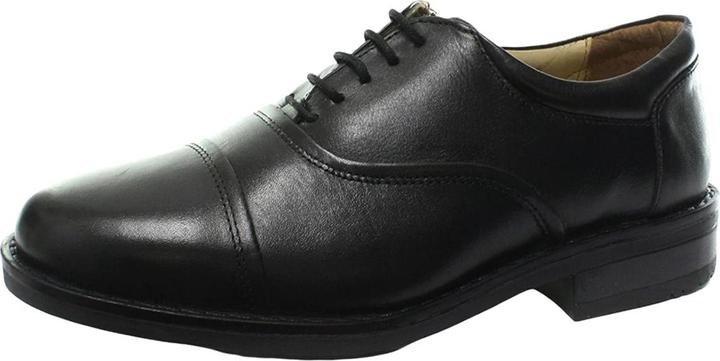 Actual product image Roamers Leather Flexi Capped Oxford Shoes (48)