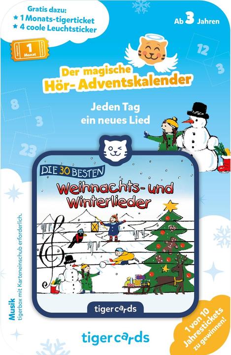 Produktbild Tigermedia Die 30 besten - Winter- und Weihnachtslieder (Deutsch)
