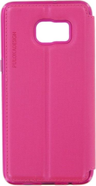 Produktbild Puloka Flip Case Samsung Galaxy S6 Edge Plus Pink (Samsung Galaxy S6 Edge+)
