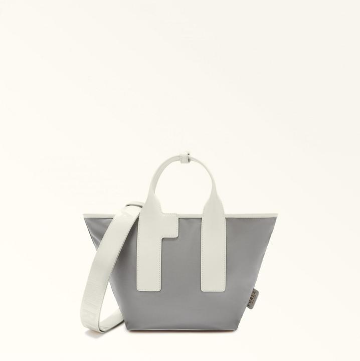 Image du produit Furla piuma m tote nylon handbag ash color