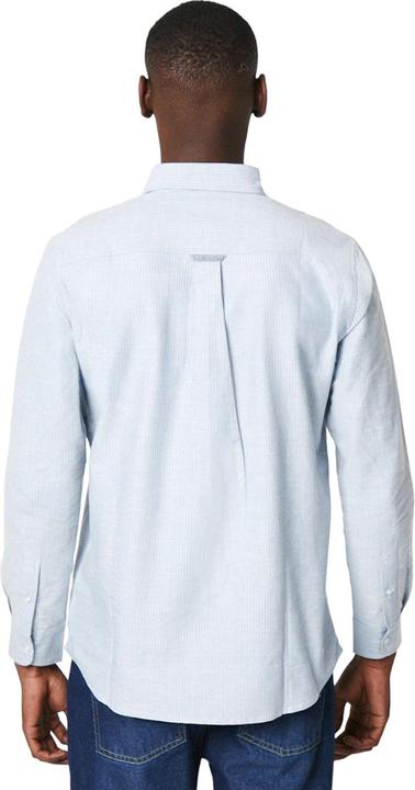 Actual product image Universal Textiles Mens Fine Stripe Oxford Long-Sleeved Shirt (XXL)