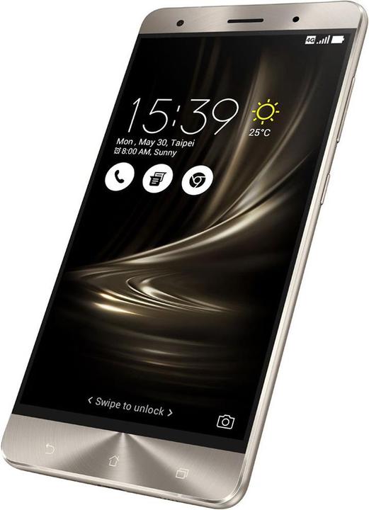 Produktbild ASUS ZenFone 3 Deluxe ZS570KL (64 GB, Glacial Silver, 5.70", Dual SIM, 23 Mpx, 4G)