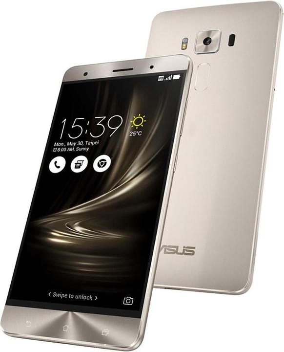 Produktbild ASUS ZenFone 3 Deluxe ZS570KL (64 GB, Glacial Silver, 5.70", Dual SIM, 23 Mpx, 4G)