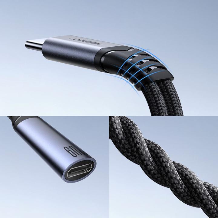 Actual product image Joyroom 2-in-1 Audio Adapter USB-C to Dual USB-C Cable (USB Type C, USB Type C)