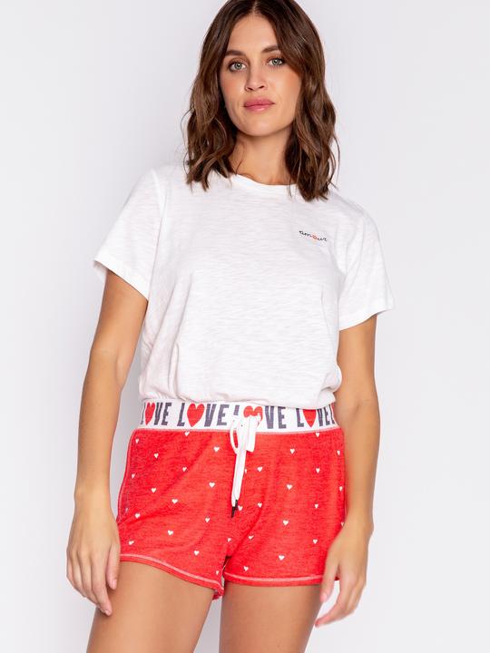 Actual product image Pj Salvage Pyjama bottom red/small patterned (40)