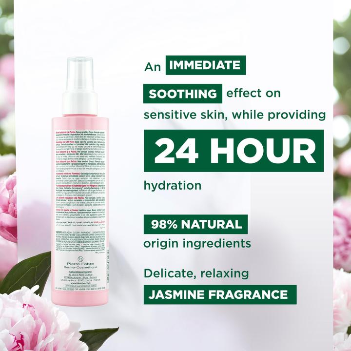 Produktbild Klorane Feuchtigkeitsspendender Körperspray mit Pfingstrose (Körpermilch, 200 ml)