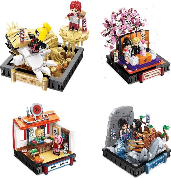 Actual product image Qman Diorama wedding of Naruto and Hinata