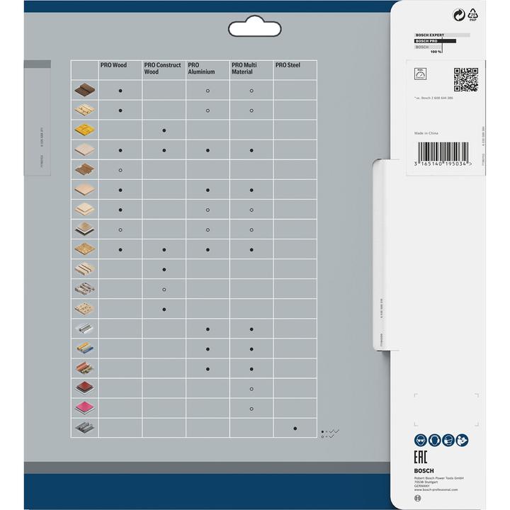 Productafbeelding Bosch Professional Zubehör Cirkelzaagblad Optiline Wood