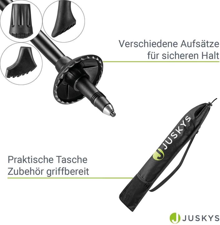 Produktbild Juskys Nordic Walking Stöcke (65 -135 cm)