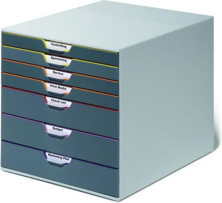 Produktbild Durable Schubladenbox Varicolor 7 (A4)
