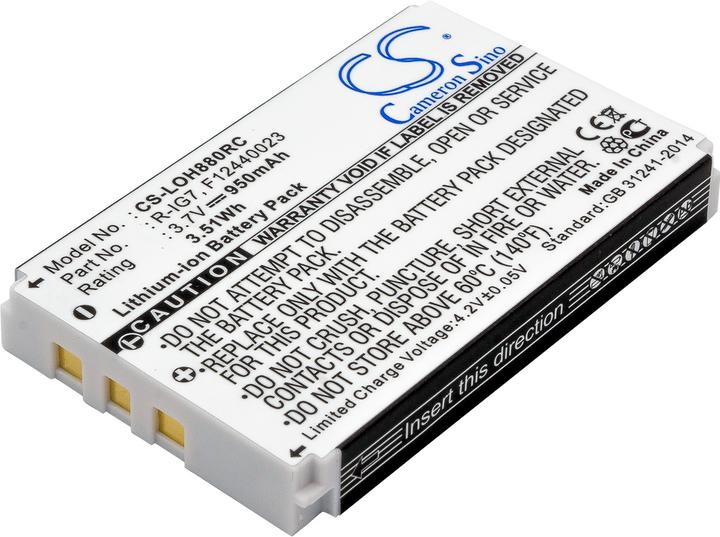 Produktbild Cameron Sino Battery for Logitech Harmony One Remote Control (1 Stk., Gerätespezifisch, 950 mAh)