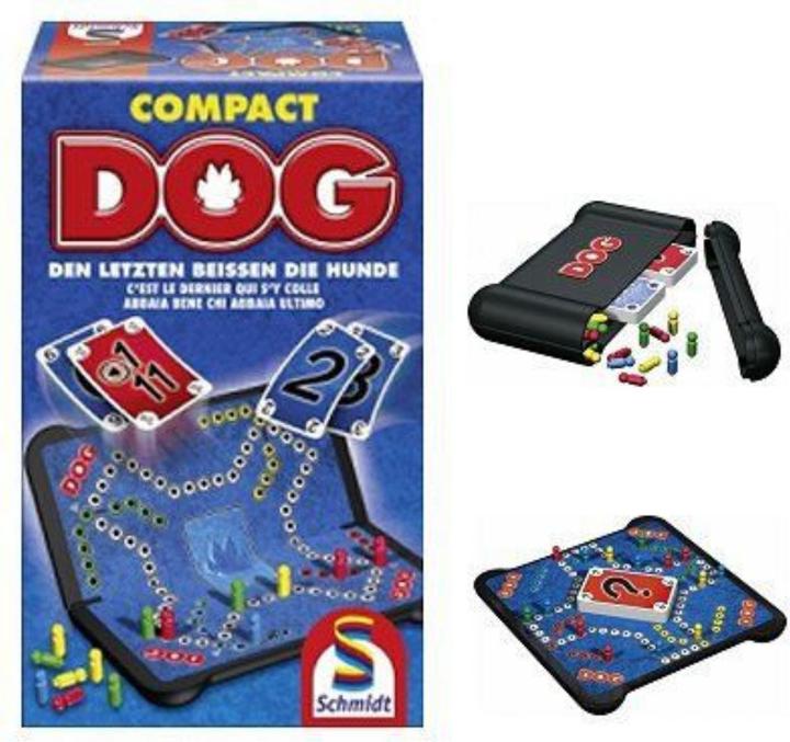 Actual product image Schmidt Spiele Dog Compact The dogs bite the last (German)