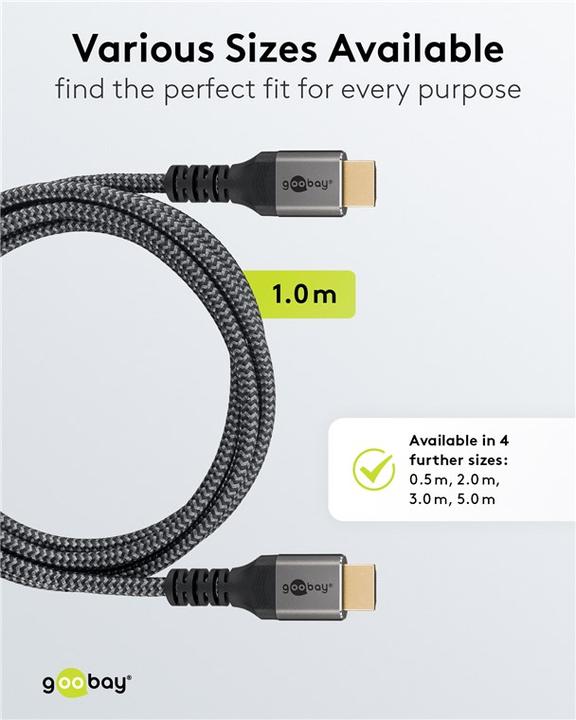 Productafbeelding Goobay HDMI - HDMI (1 m, HDMI)