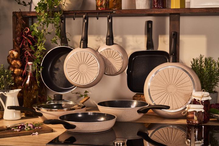 Actual product image Ballarini Ledro Bratpfanne 24cm (24 cm, Frying pan, Aluminium)