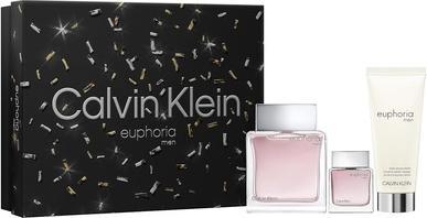 Calvin Klein Euphoria for Men Eau de Toilette 3 Stück Weihnachtsgeschenk-Set (Eau de Toilette)