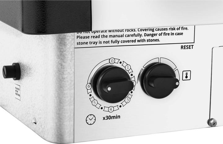 Actual product image Uniprodo Saunaofen Sauna Ofen elektrisch Saunaheizung Saunaheizgerät 4,5 kW 400 V 3 N