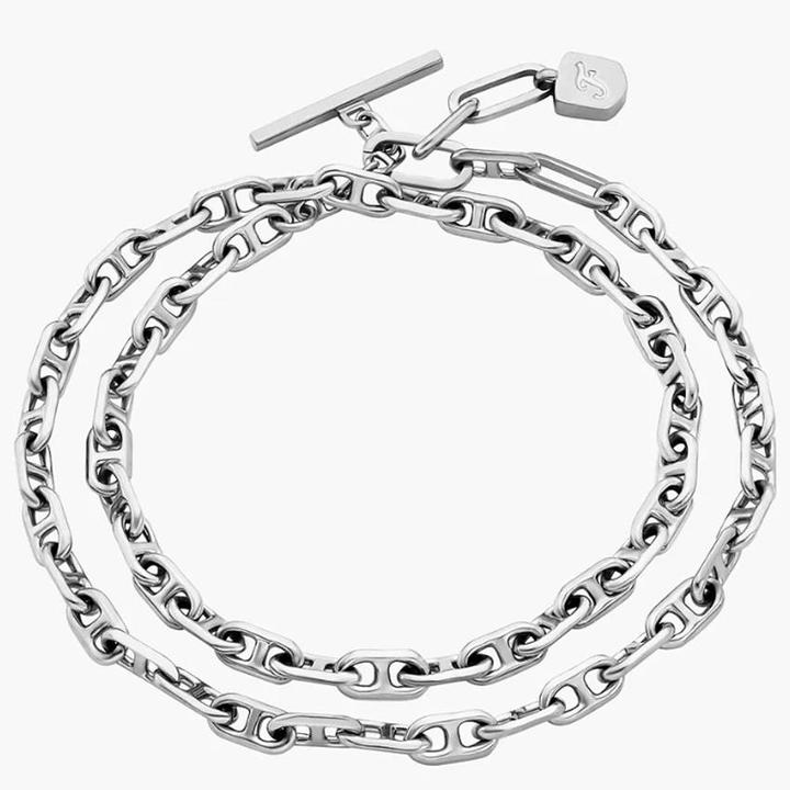 Immagine prodotto Fossil Bracciale Heritage (33.50 cm, Acciaio inossidabile)